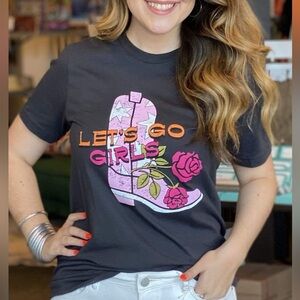 Let’s Go Girl - Shania Twain graphic tee - western - country music -preppy